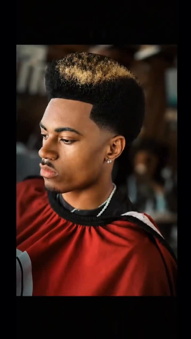 High taper with lined-up beard